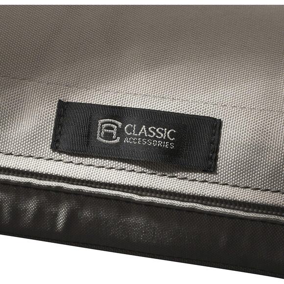 NWT Classic Accessories Ravenna Patio Bench/Settee Cushion Slip Cover,Mushroom - Picture 5 of 12